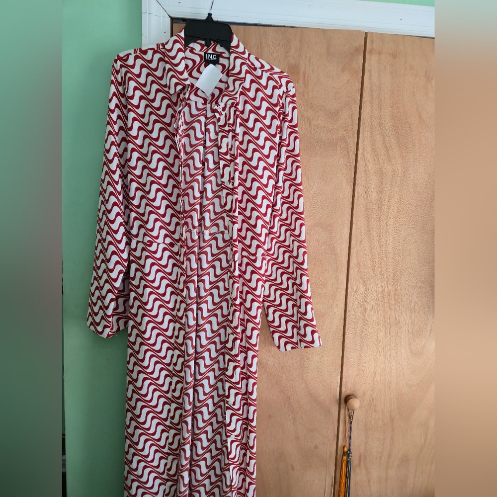 NWT INC MIDI belted Dress Size XL